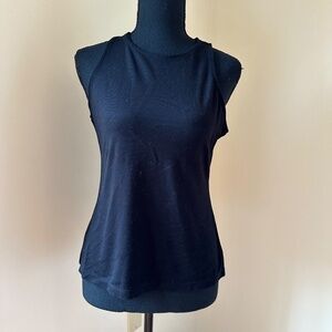 *ADRIENNE VITTADINI* Black Sleeveless Top Size Medium